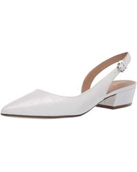 naturalizer white heels