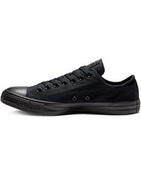 Converse - Schuhe Chuck Taylor all Star Ox Black Monochrome - Lyst