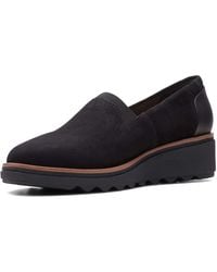 Clarks - Sharon Dolly Wide Fit Casual Slip On Shoes - Lyst