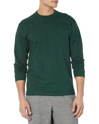 Hanes - Mens Beefy Heavyweight Long Sleeve T-shirt Shirt - Lyst