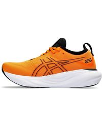 Asics - Nimbus 25 Running Shoes Orange Black - Lyst