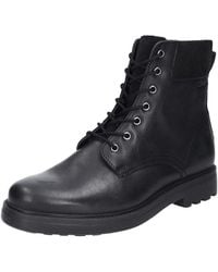 Clarks - Chard Hi Leather Boots In Black Standard Fit Size 9 - Lyst