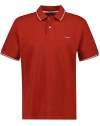 GANT - Tipping Ss Pique Polo Shirt - Lyst
