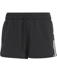 adidas - Essentials Train Cotton 3-stripes Pacer Shorts - Lyst