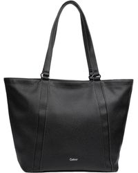 Gabor - Bags Bessy Shopper Umhängetasche Reißverschluss Groß Schwarz - Lyst