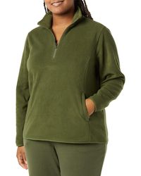 Amazon Essentials - Classic-fit Long-sleeve Quarter-zip Polar Fleece Pullover Jacket - Lyst