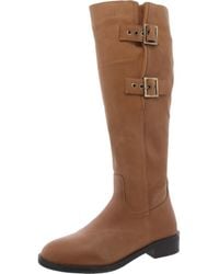 Steve Madden - Stivali al ginocchio da donna Jaymes in pelle con fibbia - Lyst