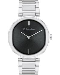 Calvin Klein - Reloj Analógico de Cuarzo para Mujer Colección CK Sensation con Correa de Acero Inoxidable Plateada - 25200249 - Lyst