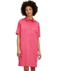 Betty Barclay - Hemdblusenkleid mit Knopfleiste Pink Flambé,40 - Lyst