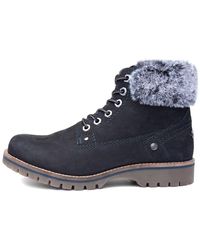 Wrangler - S Alaska Ankle Boots Blue 5 Uk - Lyst