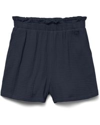 Vero Moda - Pantaloncini Donna con Elastico e Tessuto Crepe Paperbag - Lyst