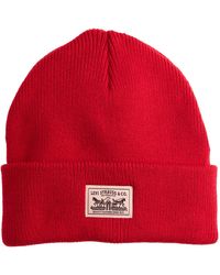 Levi's - Backpatch Beanie Hoed - Lyst