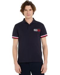 Tommy Hilfiger - Polo Shirt New York Flag Short-sleeve Slim Fit - Lyst