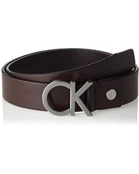 Calvin Klein CK Adj. Buckle Belt Cinturón para Hombre - Negro