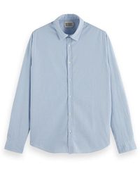 Scotch & Soda - Seasonal Essentials Poplin Checked Shirt - Lyst
