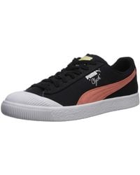 puma clyde red white