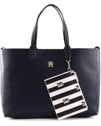Tommy Hilfiger - Iconic Tommy Tote Solid Stripe AW0AW14767 Fourre-Tout - Lyst