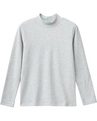 Benetton - Maglia M/L 3AOUC202V T-Shirt - Lyst