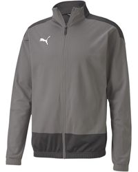 PUMA - S 23 Training Jacket Grey/asphalt L - Lyst