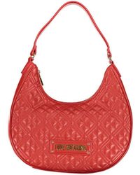 Love Moschino - Sac à main en polyéthylène rose pour femme - Lyst