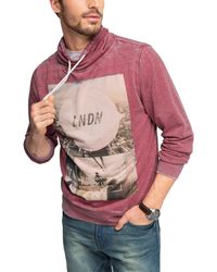 Esprit - Edc By Slim Fit Sweatshirt Met Fotoprint - Lyst