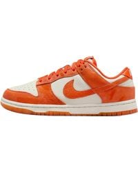 Nike - Fn7773-001 Dunk Low Light Bone-safety Orange-laser Orange Uk 13.5 - Lyst