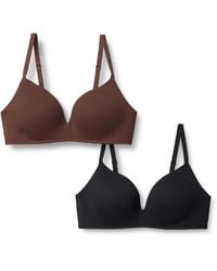 Amazon Essentials - Bralette de tirantes con forro de punto de algodón Mujer - Lyst