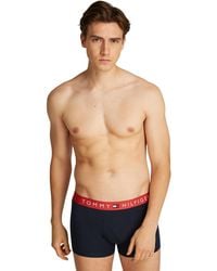 Tommy Hilfiger - 3er Pack Boxershorts Trunks aus Baumwolle - Lyst