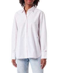 Tommy Hilfiger - Smd Stripe Easy Fit Ls Shirt Casual Shirts - Lyst