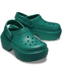Crocs™ - , Adult, Stomp Clog, Emerald, 5 Uk / 6 Uk - Lyst