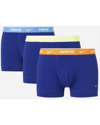 Nike - Boxer Trunk 3ppk Technical Underwear Light Blue M - Lyst