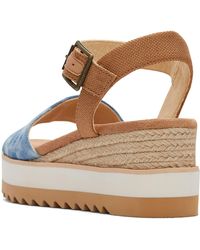 TOMS - Diana Wedge Sandal - Lyst