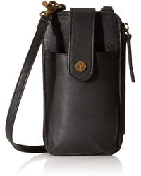 Timberland Rfid Leather Phone Crossbody Wallet Bag | Lyst