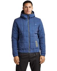 G-Star RAW - Meefic Squared Quilted Hooded Jacket - Lyst