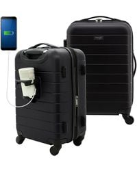 Wrangler - Smart Luggage Set With Cup Holder And Usb Port - Lyst