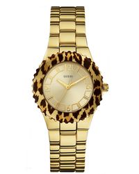 Guess - Horloge Analoog Kwarts Roestvrij Staal W0404l1 - Lyst