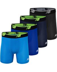 New Balance - Ultra Soft Mesh 5" No Fly Boxer Briefs(4-pack Of Underwear) - Lyst