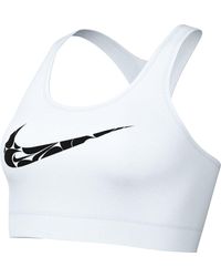 Nike - Damen Swsh Long-Sleeve Hbr Bra Soutien-Gorge de Sport - Lyst