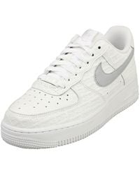 Nike - Air Force 1 07 Low Womens Fashion Trainers In Summit White - 7 Uk - Lyst