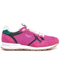 Pepe Jeans - Brit Retro W Sneaker - Lyst