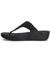Fitflop - Lulu Shimmerlux Toe-post Sandals Eu 39 - Lyst