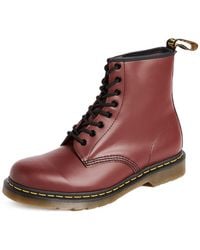 Dr. Martens - , 1460 Original 8-eye Leather Boot For And , Cherry Red Smooth, 10 Us /9 Us - Lyst