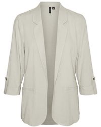 Vero Moda - Vmjesmilo 3/4 Loose Blazer Wvn Ga Noos - Lyst