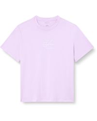 Calvin Klein - Camiseta de manga corta Mujer Classic Fit Tee de algodón - Lyst
