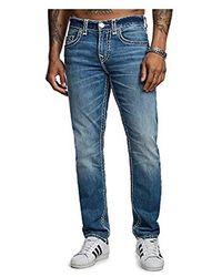 True Religion Geno Super T Slim Fit Stretch Jeans - Blue