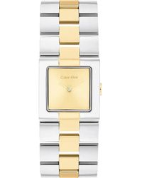 Calvin Klein - Reloj De Movimiento De Cuarzo De Dos ecillas para Mujer Colección CK Meridian con Correa de Acero Inoxidable Bicolor - Lyst