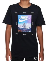 Nike - DX1152-010 U NSW Tee Photo HO22 T-Shirt Le Noir Taille M - Lyst