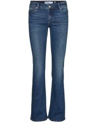 Vero Moda - Female Ausgestellt VMSYLVIA Niedrige Taille Ausgestellt Jeans - Lyst