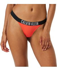 Calvin Klein - Slip Bikini Brasiliana Donna Sportivo - Lyst
