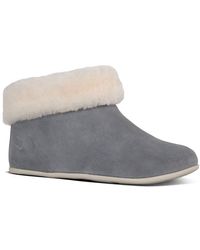fitflop sarah roll cuff boot slippers